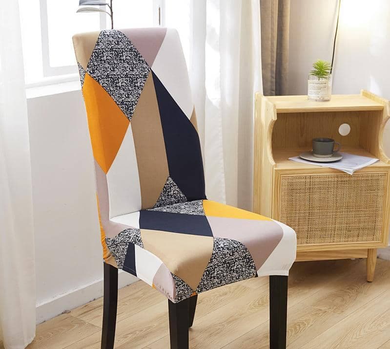 Housses de Chaise Elastiques pour Salle à Manger 6 pièces