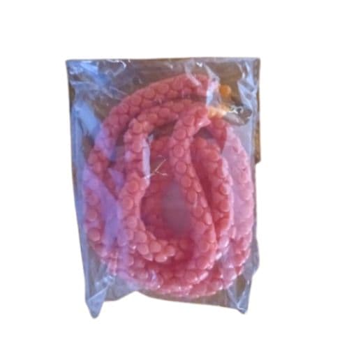 Ensemble collier et boucles en perles rouge